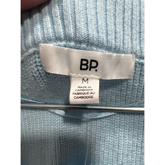 BP Womens Seamed Oversized V-Neck Rib Sweater from Nordstrom Blue Falls Size M - Picture 7 of 11